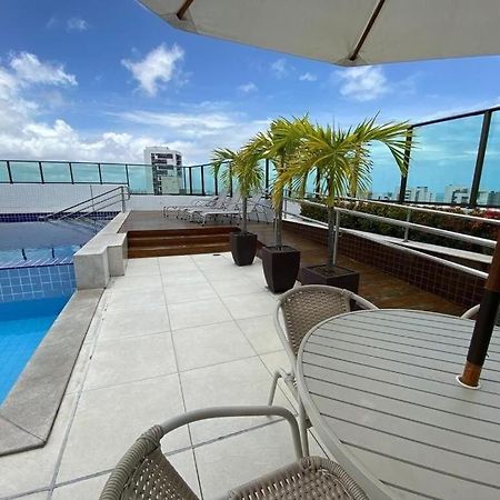Sm 504 - Excelente Flat Funcional Padrao Beach Class Recife Esterno foto